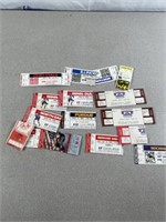 Vintage Wisconsin badger tickets, from the 1980s
