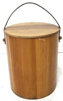 Monumental wooden ice bucket