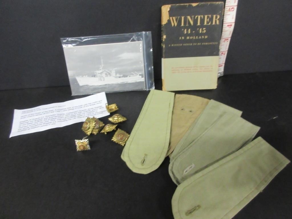 LOT OF OLD MILITARY ITEMS
