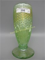 Northwood ice green Corn vase w/ stalk base