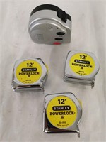Stanley Powerlock Tape Measures X 3 +