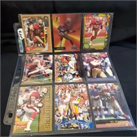 9 Jerry Rice Football Cards