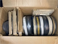 Box of Used Film Reels