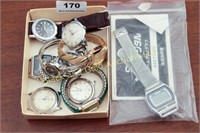 Lot of 12 men's and women's watches, 1 Seiko