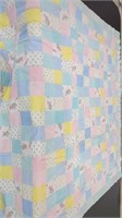 Estate Baby Quilt  39" x 40" Really Nice!