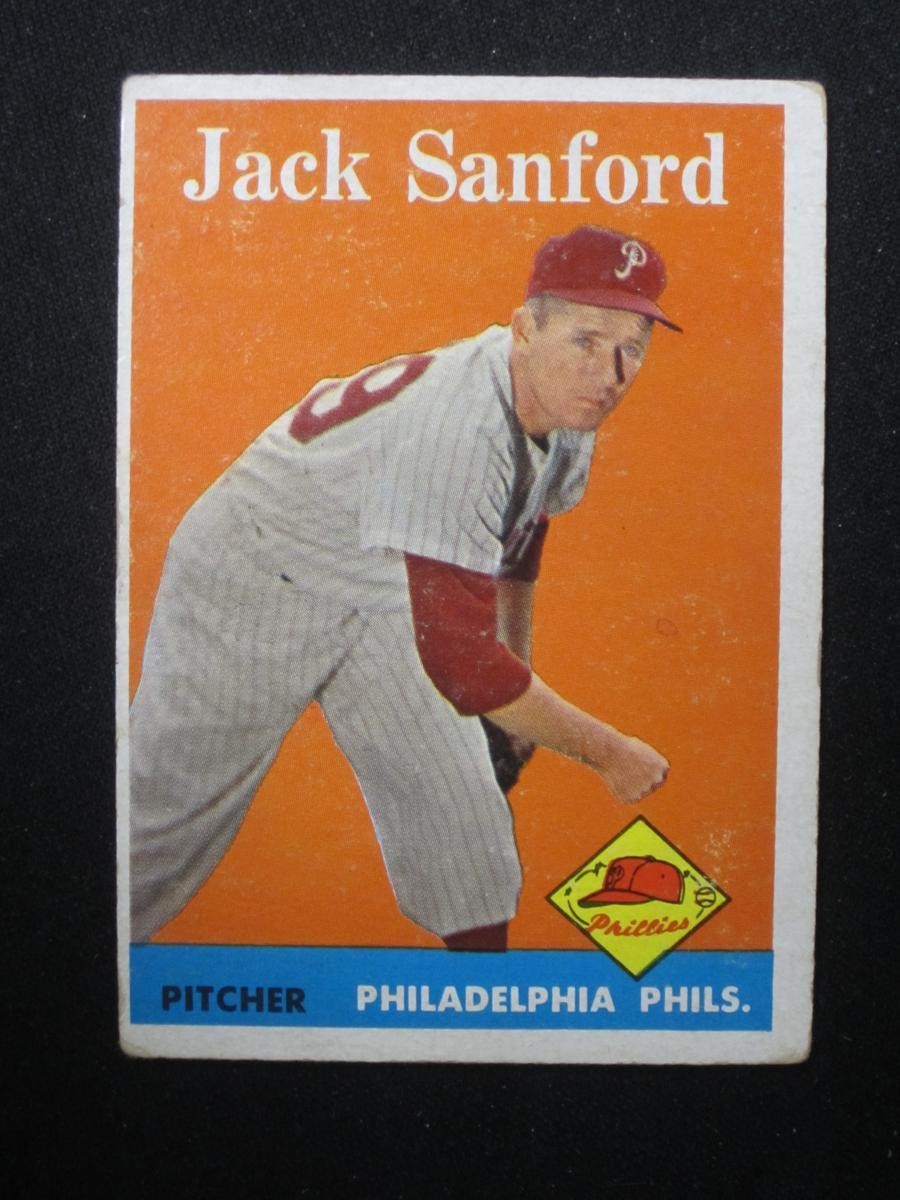 1958 TOPPS #264 JACK SANFORD PHILLIES