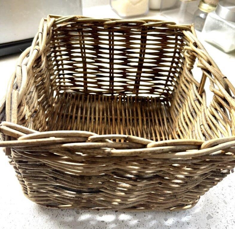 Square Wicker Basket