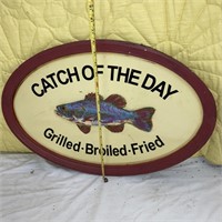 Restaurant Wall Hanging "Catch of the Day"