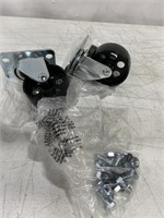 2 PACK ROLLER WHEELS WITH HARDWARE