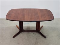 Dyrlund Danish Rosewood Trestle Dining Table