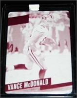 Vance McDonald Magenta Plate 1/1 Card