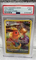 2022 Pokémon SWSH FA/Flareon Brilliant Stars PSA