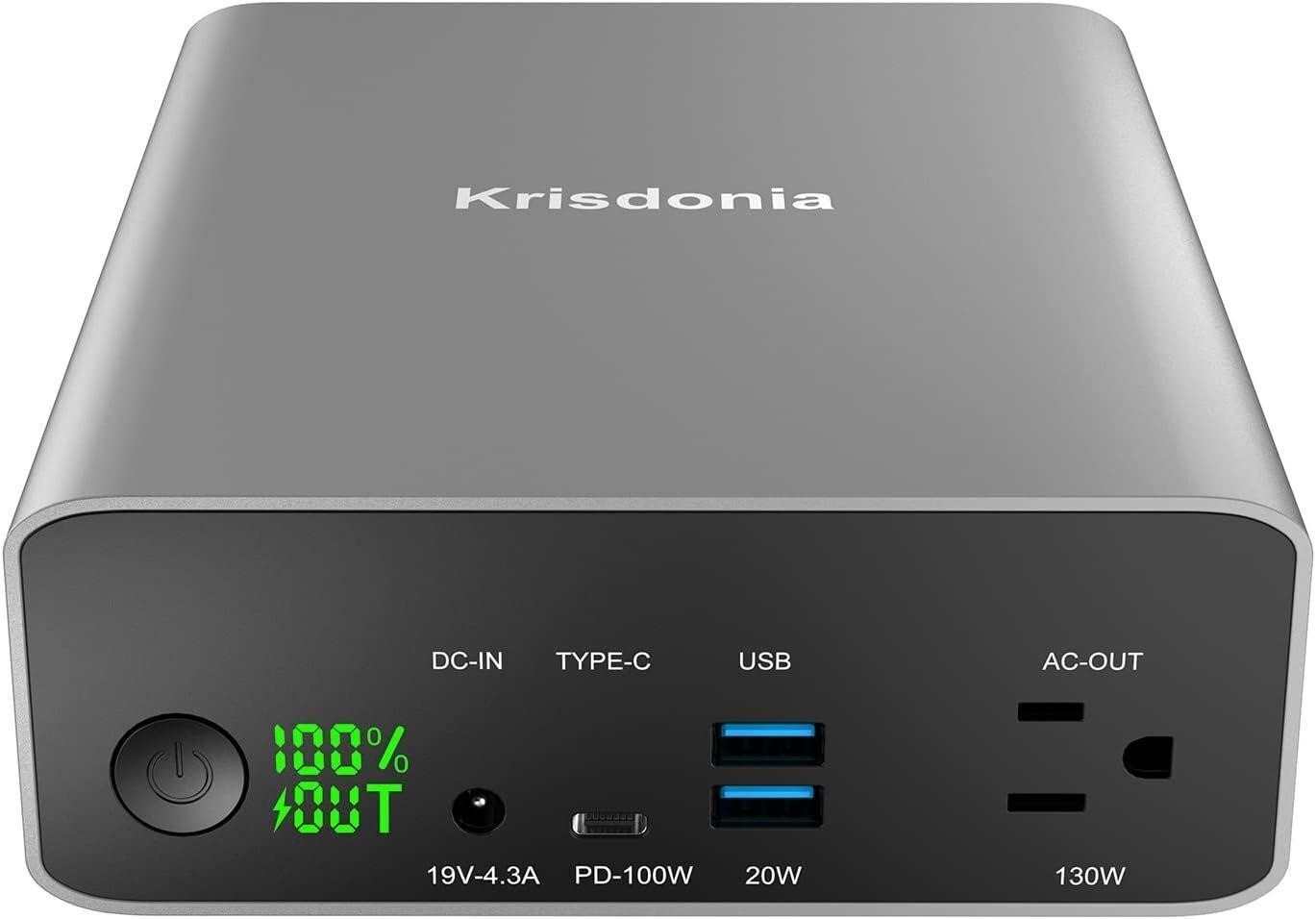 Krisdonia Portable Power Bank with AC Outlet