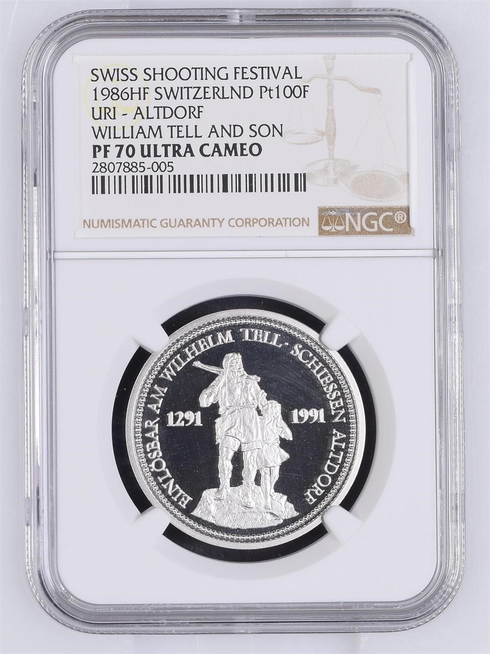 $966.77 Melt Value (5-6-24) Swiss Platinum Coin