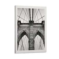 Brooklyn Bridge Matted Poster Print, Brooklyn Brid