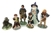 (6) Royal Doulton Middle Earth 1979 Figurines