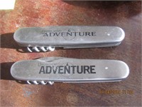 2 National Geographics Adventure Pocket Knives