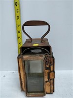 antique copper lamp