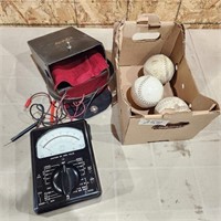 Electrical tester & baseballs