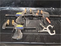 4 Assorted Clamps