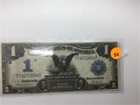 1899 BLUE SEAL - BLACK EAGLE $1. SILVER CERTIFICAT