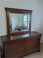 Durham Furniture Dresser with Mirror