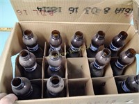 Budweiser bottles in box