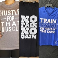 3 Men’s Athletic T-Shirts Medium