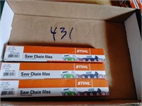 3-boxes of new Stihl Chain Saw files