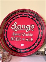 Langs Buffalo New York Beer Tray