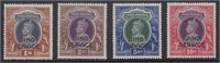 India-Jind Stamps #O72-O75 Mint Hinged, CV $289