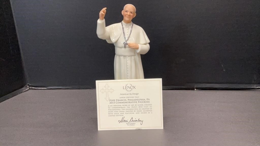 LENOX Pope Francis Philadelphia 2015 limited