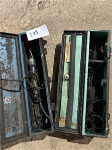 Metal box with contents