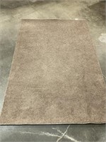 BROWN AREA RUG 7FT X 5FT