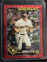 2024 Topps #76 Sal Frelick  RC RED ICE /199