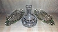 Four Glass Dishes