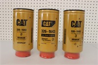 3 Original CAT 326-1643 Fuel Filters