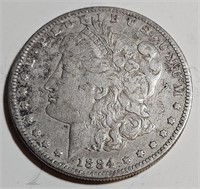 1884 s BEtter Date Morgan Dollar