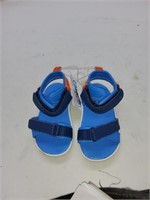 Carters size 4 blue baby shoes