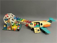 Trio of Vintage Fisher Price Toys