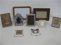 Nine Assorted Frames See Info