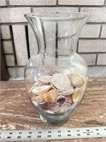 Jar full of seashells