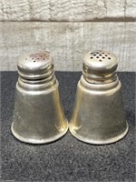 2 Sterling Silver Salt & Pepper Shakers 2" High