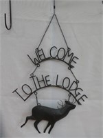 Welcome To The Lodge Metal Sign