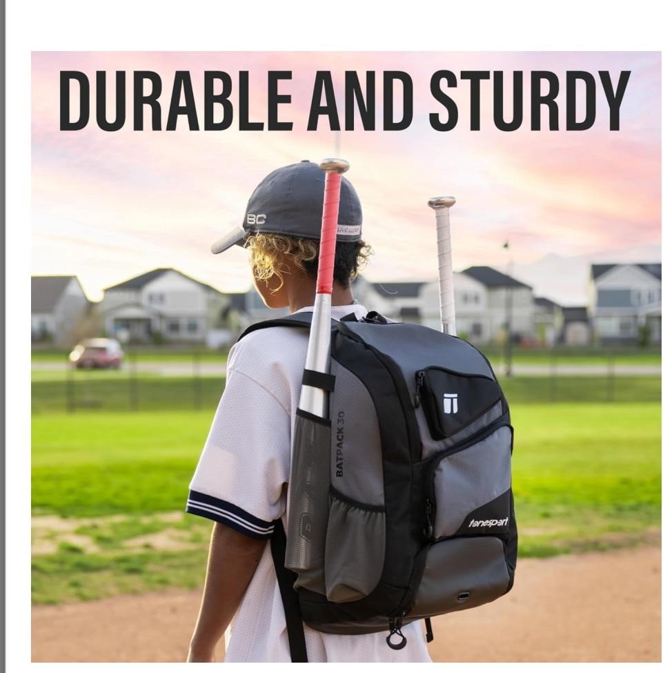 Baseball Bag - Backpack for Baseball, Softball