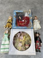 Vintage costume doll, doll of all nations, and