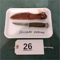 Soligen Germany Knife w/Sheath