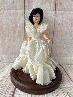 Vintage Wedding Bride Doll Sleep Eyes in Glass