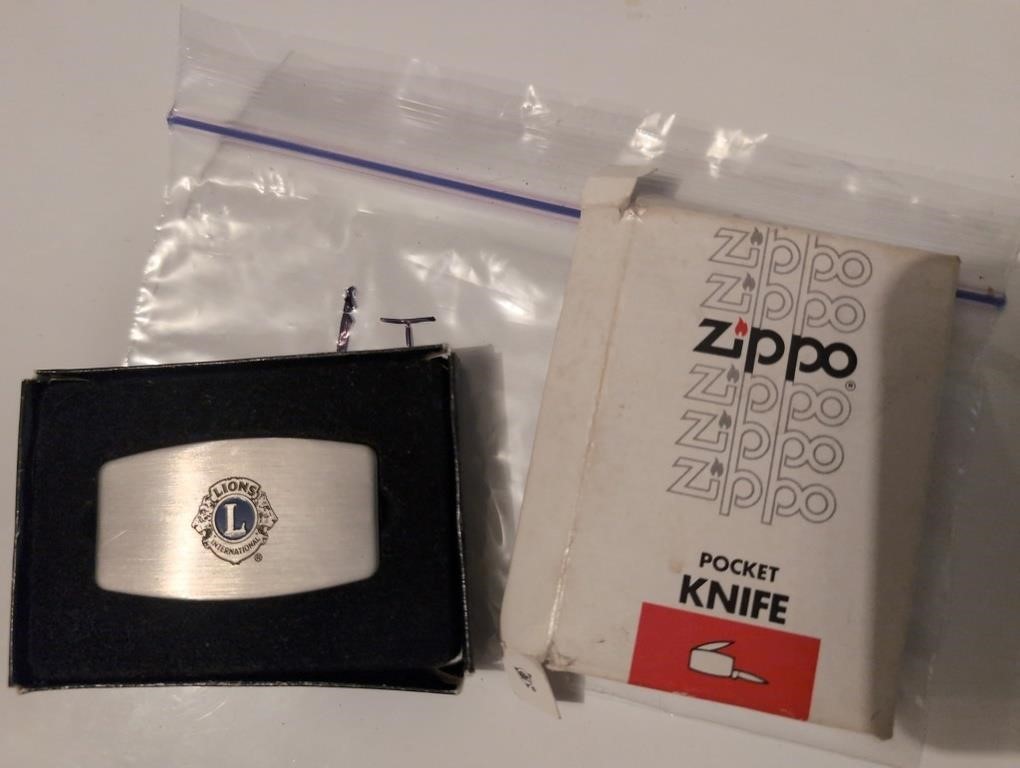 Zippo pocket knife in box