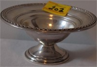 2 2/4"X6" STERLING CANDY DISH